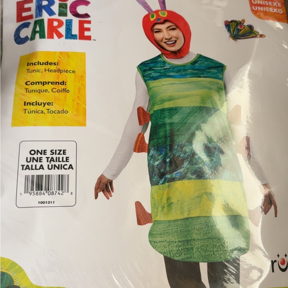 Caterpillar Costume - Green and Red